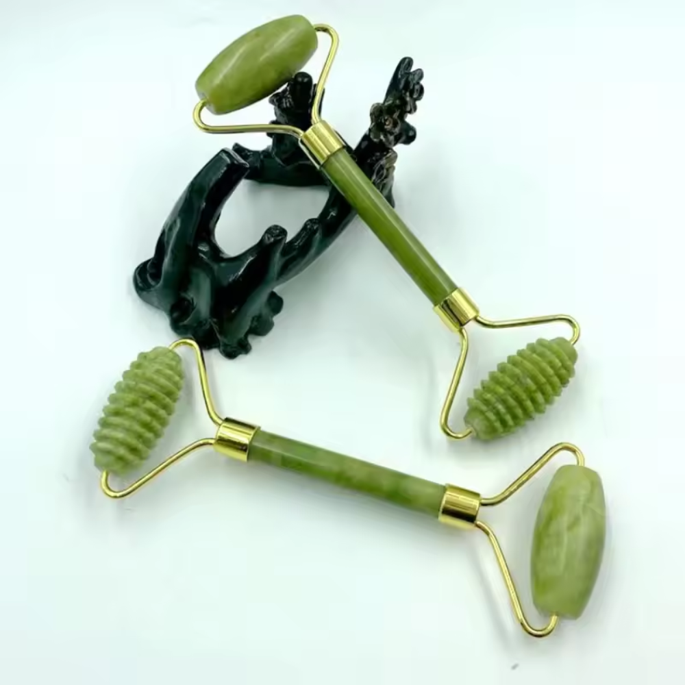 VitaBloom set de massage visage 3 en 1 en jade