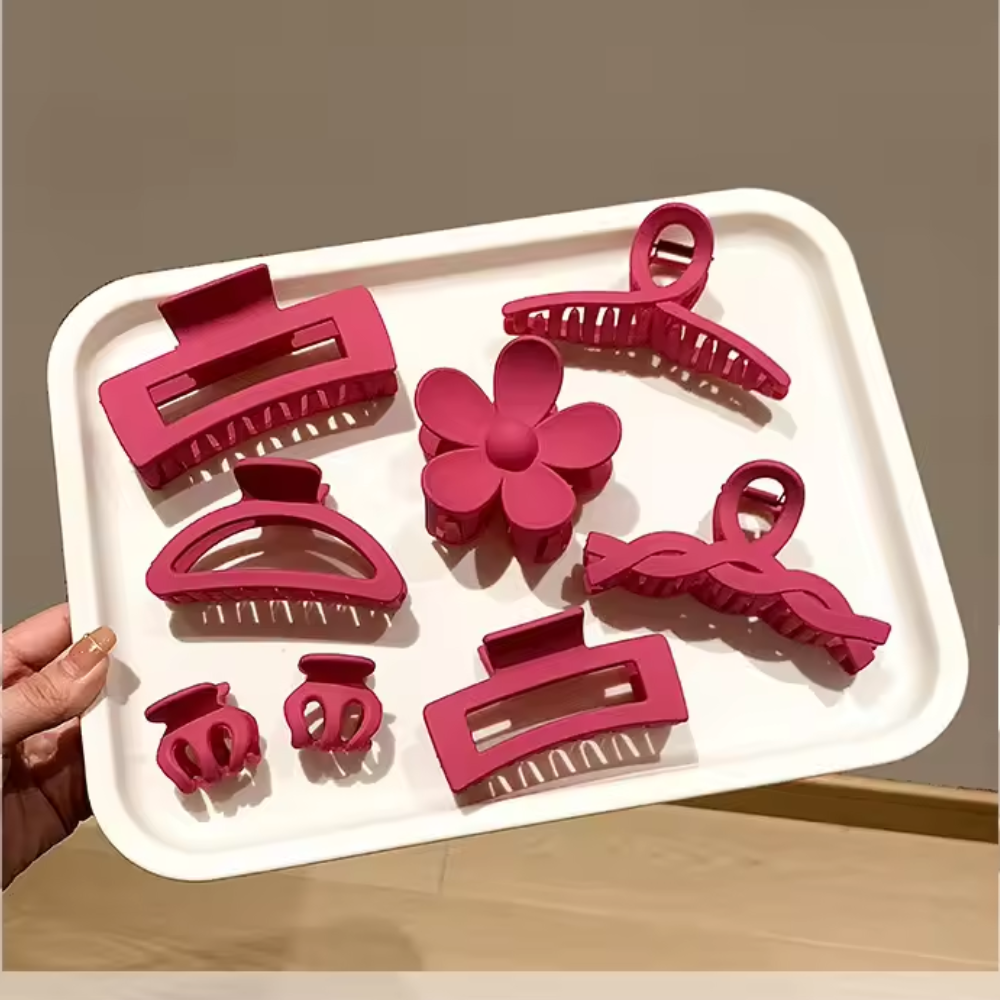 7 Hair Clips Set