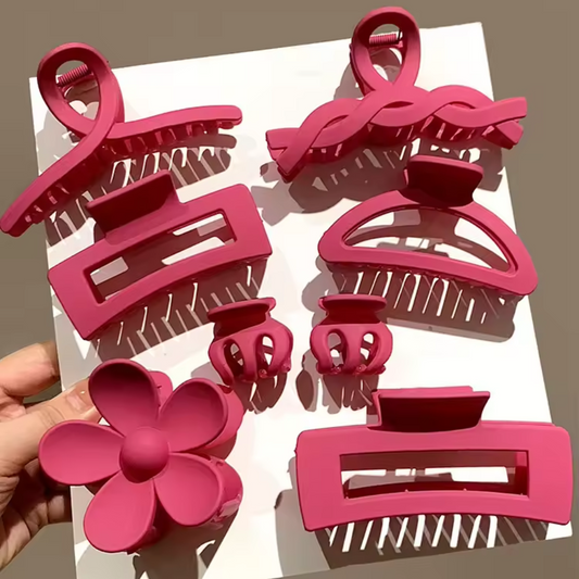 סט של 7 קליפסים לשיער